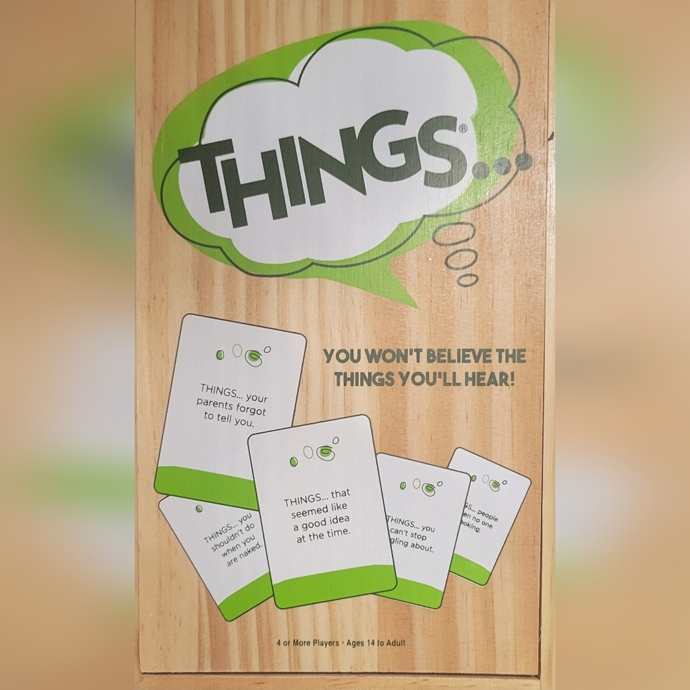 The Game Of THINGS Family Activity Card Game Box Set